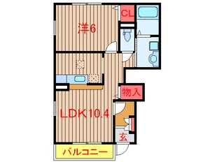 ラフレシールの物件間取画像